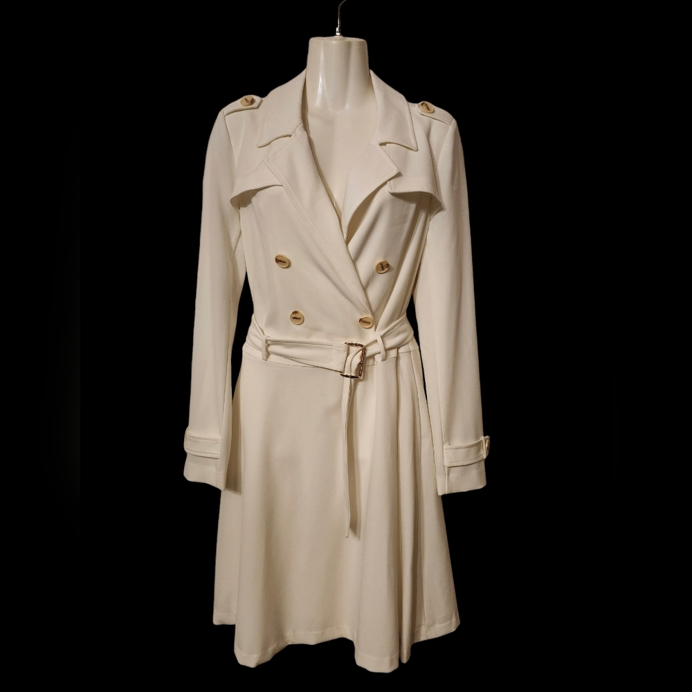 NWT DKNY belted coat dress size 8